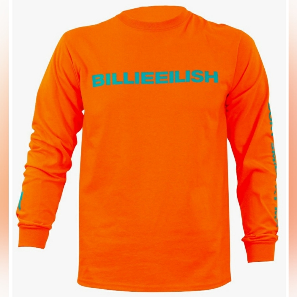 Orange Billie Eilish Shirt